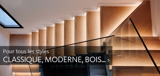 Bien choisir le style de votre escalier est important car toujours en relation avec le design de votre maison en Gironde