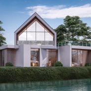Cette maison de 140 m² propose un design contemporain et des espaces de vie extrêmement bien adaptés à une famille nombreuse
